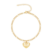 Load image into Gallery viewer, &quot;Sweet Heart Charm&quot; Ankle Bracelet - Anklet - Stainless Steel
