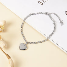 Load image into Gallery viewer, &quot;Sweet Heart Charm&quot; Ankle Bracelet - Anklet - Stainless Steel
